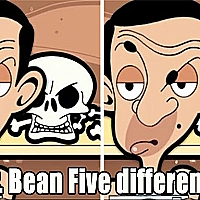 Mr Bean Five Difference Challenge Game Cover