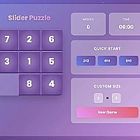 Sliding Number Puzzle &ndash; Classic Brain Teaser Game Cover
