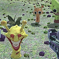 Sprunki Island Survival Shooting Game Cover