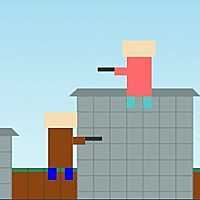 Minecraft Rooftop Snipers Game Cover