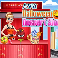 Ava Halloween Dessert Shop Game Cover