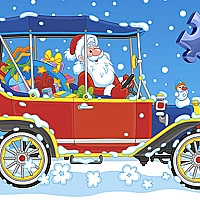 Christmas Cars Jigsaw Game Cover