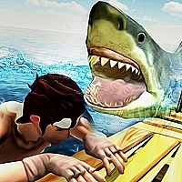 Raft Shark Hunting Game Cover