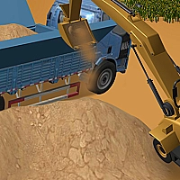 Excavator Driving Challenge Game Cover