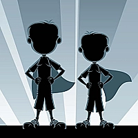 Little Superheroes Match 3 Game Cover
