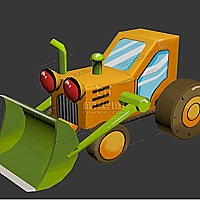 Bulldozer bump bump bump Game Cover