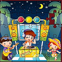 Cute Little Kids Jigsaw Game Cover