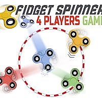 Fidget spinner: 4 players game Game Cover