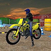 MSK Dirt bike stunt parking sim Game Cover