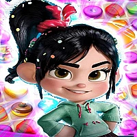 Vanellope Von Schweetz Match 3 Puzzle Game Cover