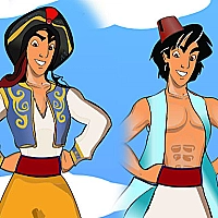 Aladdin Dress Up Game Cover