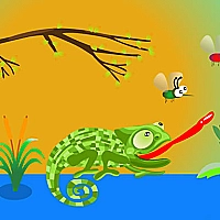 Hungry Chameleon Game Cover
