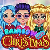 Rainbow Girls Christmas Party Game Cover