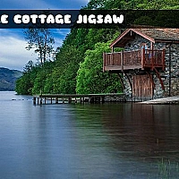 Lake Cottage Jigsaw Game Cover