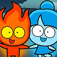 Red boy and Blue girl - Forest Temple Maze Game Cover