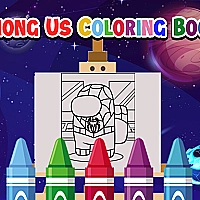 Among Us Coloring Books Game Cover