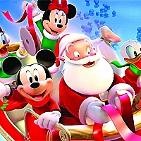 Disney Christmas Jigsaw Puzzle Game Cover