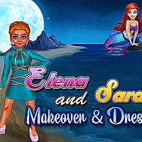 Elena and Sarah Makeover and Dressup Game Cover