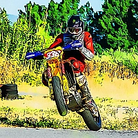 One Wheel Bike Riding Game Cover