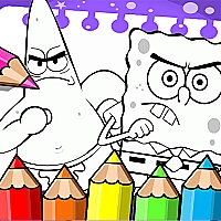 Spongebob Coloring Book Game Cover