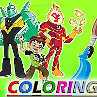 Ben 10 Coloring Game Cover