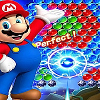 Super Mario Bubble Shooter Game Cover