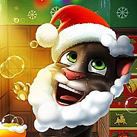Talking Tom Christmas Game Cover