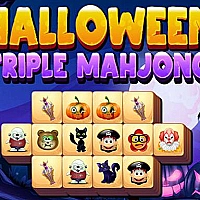 Halloween Triple Mahjong Game Cover