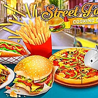 Street Food Stand Cooking for Girls Game Cover