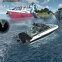 American Boat Rescue Simulator Game Cover