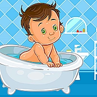 Baby Bath Jigsaw Game Cover
