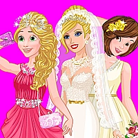 Barbie's Wedding Selfie With Princesses Game Cover