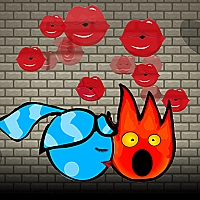 Fireboy and Watergirl Kiss Game Cover