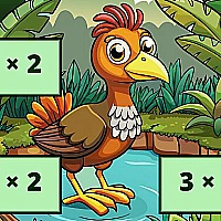 Multiplication: Bird Image Uncover Game Cover
