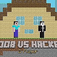 Noob vs Hacker - 2 Player Game Cover