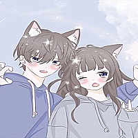 Cute Anime Couple Game Cover