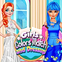 Girls Colour Match and Dress up Game Cover