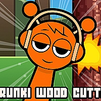 Sprunki Wood Cutter Game Cover