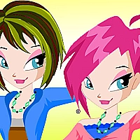 Winx Tecna Dressup Game Cover