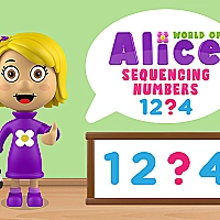 World of Alice Sequencing Numbers Game Cover