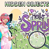 Hidden Objects Hello Spring Game Cover