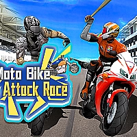 Moto Bike Attack Race Game Cover