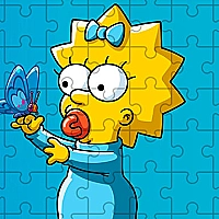 The Simpsons Puzzle Game Cover