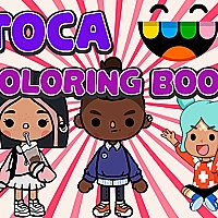 Toca Life Coloring Book Game Cover