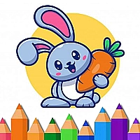 Cute Rabbit Puzzle Game Cover