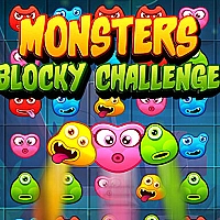 Monsters Blocky Challenge Game Cover