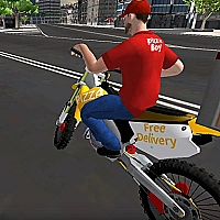 Motor Bike Pizza Delivery 2020 Game Cover