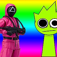 Squid Sprunki Shooter 2 Game Cover