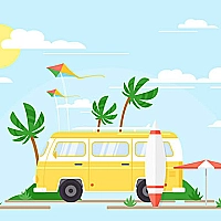 Vacation Time Jigsaw Game Cover