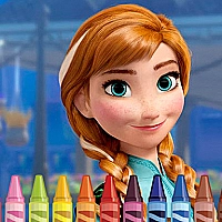 Anna Frozen Coloring Game Cover